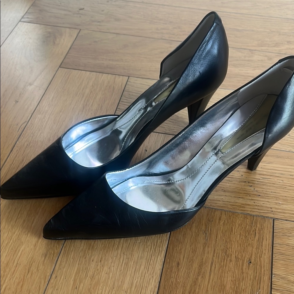 Black Leather Heels from Kenneth Cole NYC. Free with bundle